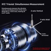 Sensor de Vibración Triaxial Industrial de Acero Inoxidable 316L, Monitoreo de Velocidad, Aceleración, Sobreposición y Temperatura, RS485, CE, OEM