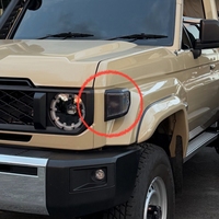 YBJ accessoires de voiture lampe d'avertissement de lumière de pare-chocs avant pour Land Cruiser 70 FJ79 75 LC76 LC79 2024-2027 SUV feu d'angle avant