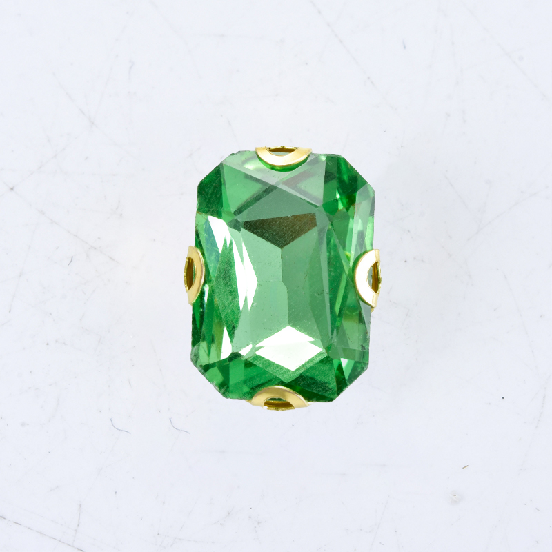 Rectangular Octagon light green
