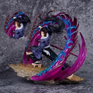 2 Estilos, Figura de Acción de Anime de 20 cm de Demon Slayer, Kokushibo Tsugikuni Yoriichi, Modelo Coleccionable de PVC - Product Image 2
