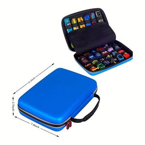 Étui de rangement EVA grande capacité personnalisable double face pour mini-voitures, étui de transport étanche pour jouets de voitures RC, organisateur de rangement pour voitures - Product Image 4
