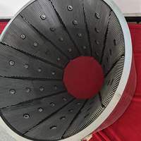 Disque de coupe de raffineur de 150mm de la machine de fabrication de papier kraft de broyage de pulpe de forme personnalisée