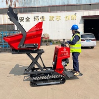 Mini-dumper électrique haute puissance 13,5 kW, capacité de charge 1T, idéal pour jardins, fermes et espaces étroits – Livraison gratuite