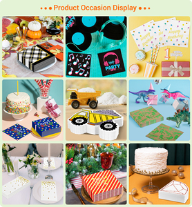 Serviettes imprimées 3 plis personnalisées en gros pour décor de dîner et de rassemblement Serviettes en papier imprimées Bellis Perennis 25*25cm - Product Image 6