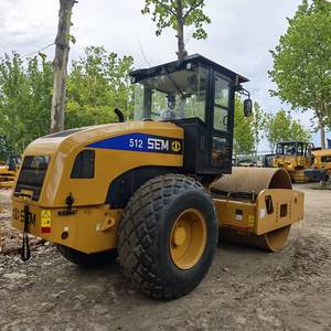 Good condition SEM 512 road roller single drum earth moving <b>machinery</b> with good reviews for hot sale EPA emission - Product Image 1