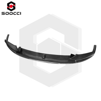 Lèvre avant en fibre de carbone SOOCCI style MP pour pare-chocs M5 F10 Série 5 M Sport M Tech M Performance, finition époxy haute brillance, fixation par boulons