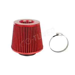 JDM Filter udara mobil, kualitas tinggi Universal kinerja Filter udara otomatis untuk mobil 76mm 3 inci