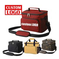 Sac isotherme pour repas, sac à bandoulière réglable, nouveau, logo personnalisé, 600D, sac à main, sac d'école, sac de pique-nique, sac à déjeuner