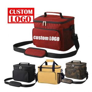 Borsa Termica per Pranzo 600D con Logo Personalizzato, Nuova Borsa Regolabile a Tracolla per Scuola, Lavoro, Picnic - Product Image 1