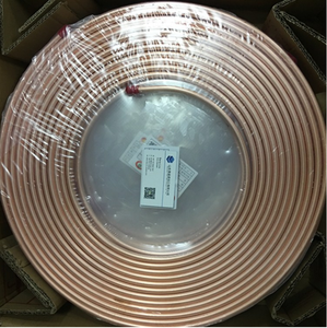 Tubería de <span class=keywords><strong>Cobre</strong></span> en Espiral ASTM C10100 C11000 C12000 de 1/4" 3/8" 1/2" 3/4" <span class=keywords><strong>15</strong></span> Metros para Aire Acondicionado - Product Image 3