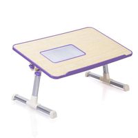 Table d'ordinateur portable pliable et portable, bureau de lit Superjare, plateau de service pour le petit-déjeuner, table de pique-nique miniature portable et ultra légère