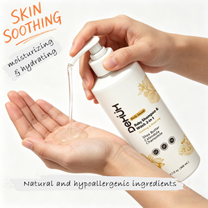 DEMUM MOQ 1000 pièces 360 ml Gel Douche et Shampoing 2-en-1 pour Bébé au Beurre de Karité et Calendula, Ingrédients Naturels Hydratants, Formule Végétale - Product Image 5