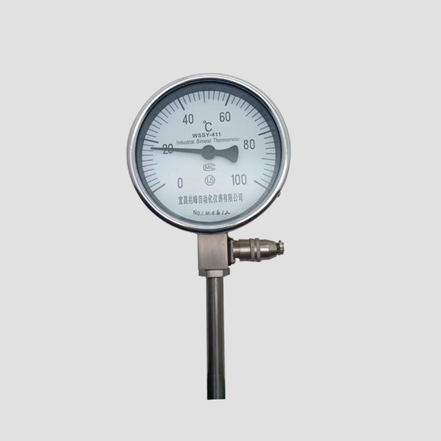 Accurate Industrial Bimetal Thermometer Temperature Gauge 100mm
