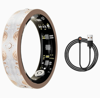 Bague connectée en émail, bijoux intelligents, vente en gros, Bluetooth, suivi de la fréquence cardiaque, de la pression artérielle, de l'oxygène sanguin et du sommeil