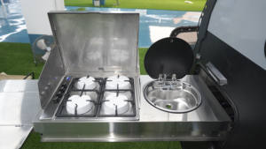 Caravana de Alta Calidad, Remolque Ligero de Aluminio Plegable, Autocaravana de Lujo de 17 pies para Todoterreno, Tienda de Campaña para Viajes, en Oferta - Product Image 5