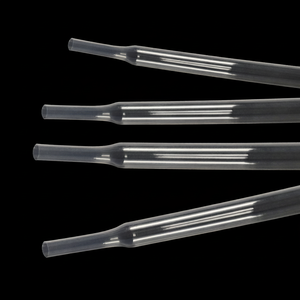 Tube thermorétractable FEP transparent 5mm x 10mm 3/16 ''manchon transparent en polymère fluoré pour câblage médical - Product Image 1