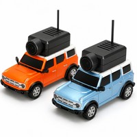 Voiture RC de qualité hobby avec caméra 1:64, kit de rangement, télécommande 2,4 GHz, caméra HD WiFi, jouet pour garçons, cadeau pour enfants