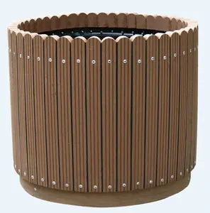 WPC Flower Box Wood Plastic Composite Planter Waterproof And Termite Proof Flower Box