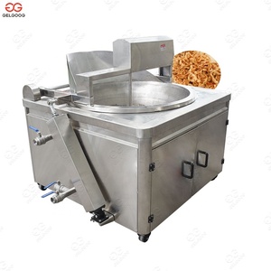 Gelgoog Industrial Automatic Stir Frying Tilting Coated Peanuts Fryer