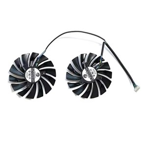 พัดลม GPU 970 GTX 95มม. PLD10010S12HH 6PIN สำหรับ MSI <span class=keywords><strong>GTX970</strong></span> GeForce GTX 970พัดลมคู่สำหรับเล่นเกม - Product Image 2