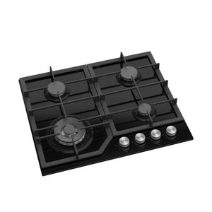 Cuisinière à gaz 4 brûleurs de qualité supérieure avec accessoires – Table de cuisson à gaz 4 feux - Product Image 1
