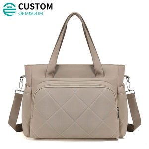 <span class=keywords><strong>Bolsa</strong></span> de Pañales Fuliya Personalizada de Gran Capacidad con Múltiples Bolsillos y Aislamiento para Almacenamiento de Leche Materna, Organizador para Viajes y <span class=keywords><strong>Maternidad</strong></span> - Product Image 1