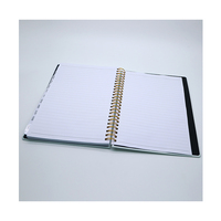 Carnet de notes personnalisé réutilisable avec spirale, sublimation, organisateur hebdomadaire et mensuel, planificateur