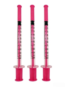 Aiguilles de seringue Luer Lock, embouts d'irrigation, seringues à insuline 1 ml, calibre 31, seringue à insuline 516 rose - Product Image 4
