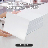 بطاقة ذكية NFC 213/216 بتردد 13.56 ميجاهرتز عالية الجودة من البلاستيك المقاوم للماء، بطاقة عضوية فارغة، بطاقة أعمال، بطاقات تحكم في الوصول RFID مخصصة