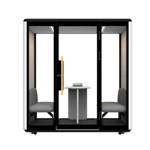 Cabina Insonorizada Modular Moderna <span class=keywords><strong>de</strong></span> Aleación <span class=keywords><strong>de</strong></span> Aluminio con Iluminación LED para Uso en Escuelas, Hogares/Oficinas - Diseño Aislado con Garantía <span class=keywords><strong>de</strong></span> 5 Años - Product Image 3