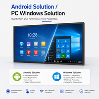 Pantalla LCD Comercial Ultrafina y Estrecha de 15.6'' para Señalización Digital, Tableta Todo en Uno con Salida HDMI, Android 11, Tótem Publicitario