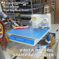 Machine de marquage à chaud automatique à plat 8025 numérique avec support de planche pour l'impression de cartes, cuir, livres, menus et couvertures de thèses