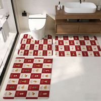 Christmas Printing Hot Sale Wholesale Non-slip PVC Foam Mats Stain-resistant Anti-fatigue Bohemian Style 5-12mm Thick for