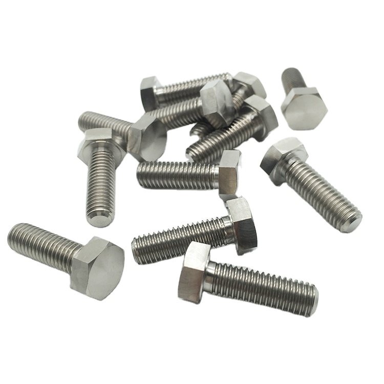 Хорошее качество DIN933 m2 m5 титановые шестигранные болты