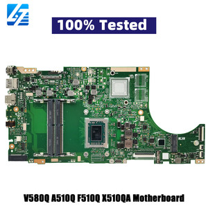 Carte mère d'ordinateur portable X510QR pour VivoBook X510Q V580Q A510Q F510Q X510QA X510QR avec processeur A10 A12, 100 % testée et fonctionnelle X510Q V580 - Product Image 1
