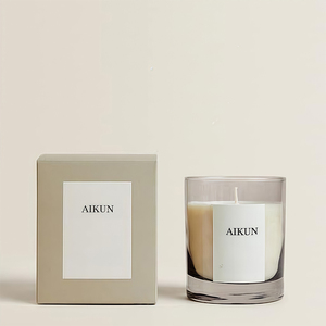 Vela Aromática Decorativa AIKUN en Frasco de Vidrio Colorido, Personalizable, con Aroma de Lujo para Terapia de Spa - Product Image 6