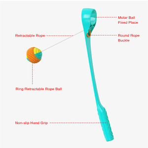 <span class=keywords><strong>Lanceur</strong></span> de tennis non automatiques, tuyau à lancer, jouet à mâcher, pour l'extérieur, entraînement interactif, nouveauté - Product Image 3