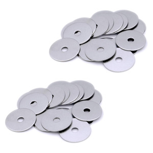 Sujeciones de China, arandelas redondas de aluminio <span class=keywords><strong>baratas</strong></span> de tamaño personalizado, arandela plana de reparación grande Original de aluminio Chapado en zinc de alta calidad OEM - Product Image 3
