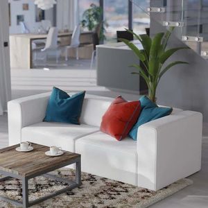 L Shape Designer Cloud Couch Nordic Sectional Furniture Soft Wooden Modular Set - Product Image 4