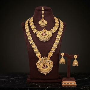 Wholesale Forming 14K 18K 24K Gold Filled <b>Mini</b> & Long Combo Necklaces Traditional Design Jewelry Set Brass Gold Fashion Jewelry - Product Image 3