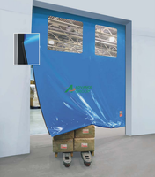 Vente chaude automatique auto-réparé haute vitesse intelligente barrière anti-poussière porte à glissière