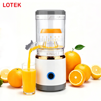 60W Elektrische Citruspers Enkelkops Extractor Op Batterijen Plastic Behuizing USB Oplaadbaar Draagbaar Huishoudelijk Hotel