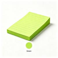 Blocs-notes autocollants lignés 5x3, mémos adhésifs néon pastel, Post-it pour planificateur et liste de choses à faire, vente en gros OEM