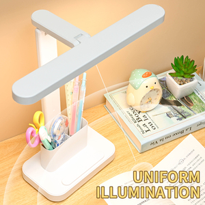 Customizável Modern LED Desk <span class=keywords><strong>Lamp</strong></span> com Estudo Flexível <span class=keywords><strong>Table</strong></span> <span class=keywords><strong>Lamp</strong></span> Três Cores Temperatura USB Carregamento <span class=keywords><strong>Pen</strong></span> <span class=keywords><strong>Holder</strong></span> Direto da Fábrica - Product Image 4