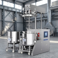 Émulsifiant sous vide SME-E hydraulique 200L SUS316L pour ligne de production de crèmes et lotions cosmétiques moyennes