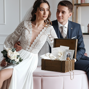 Handmade Modern Souvenir <b>Keepsake</b> <b>Box</b> Custom Size Organizer Wooden Storage <b>Box</b> - Product Image 4