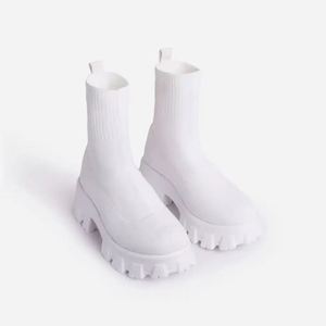 Ladies Classic Colorful Sock Shoes Casual Style <strong>Slip</strong> on Cheap Price Women Fashion Sneakers - Product Image 3