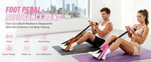 CZFIT NEW High Quality Tube Stretch Band Fitness Equipment Exercise Resistance Bands Foot Pedal Ankle Resistance Sit Pull <b>Rope</b> - Product Image 3