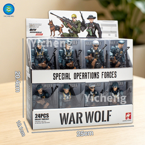 Set di Modellini di Soldati delle Forze Speciali, Blocchi <span class=keywords><strong>da</strong></span> Costruzione Militari, Giocattolo Educativo STEM in Plastica, Kit di Montaggio Fai-<span class=keywords><strong>da</strong></span>-Te per Bambini - Product Image 4