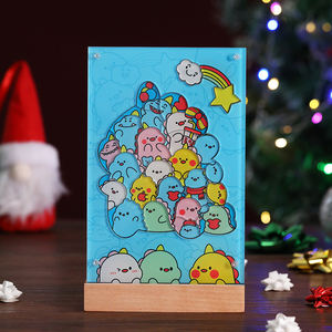 Vente en gros d'usine OEM de haute qualité <span class=keywords><strong>Puzzles</strong></span> acryliques personnalisés avec impression UV <span class=keywords><strong>Puzzles</strong></span> 3D pour cadeau commémoratif - Product Image 4